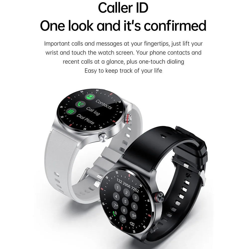 Men Blue Tooth Call Smart Watches NFC Card Key Heart Rate Pressure Health Testing Sports Fitness Tracker Women Smartwatch Music Oasis Select