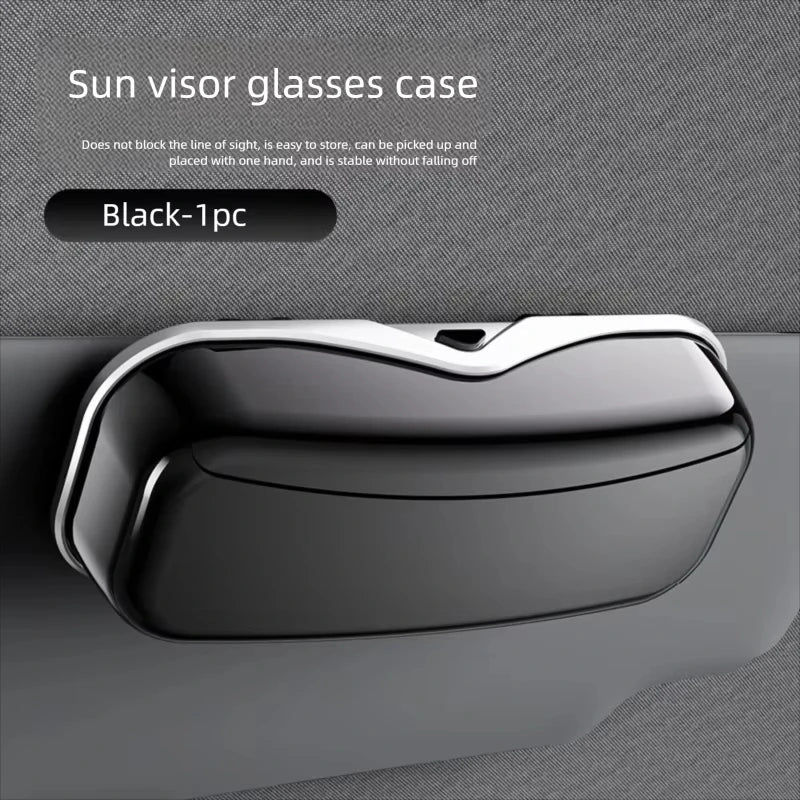 Car Sun Visor Glasses Holder – Snap-On Eyeglass Case