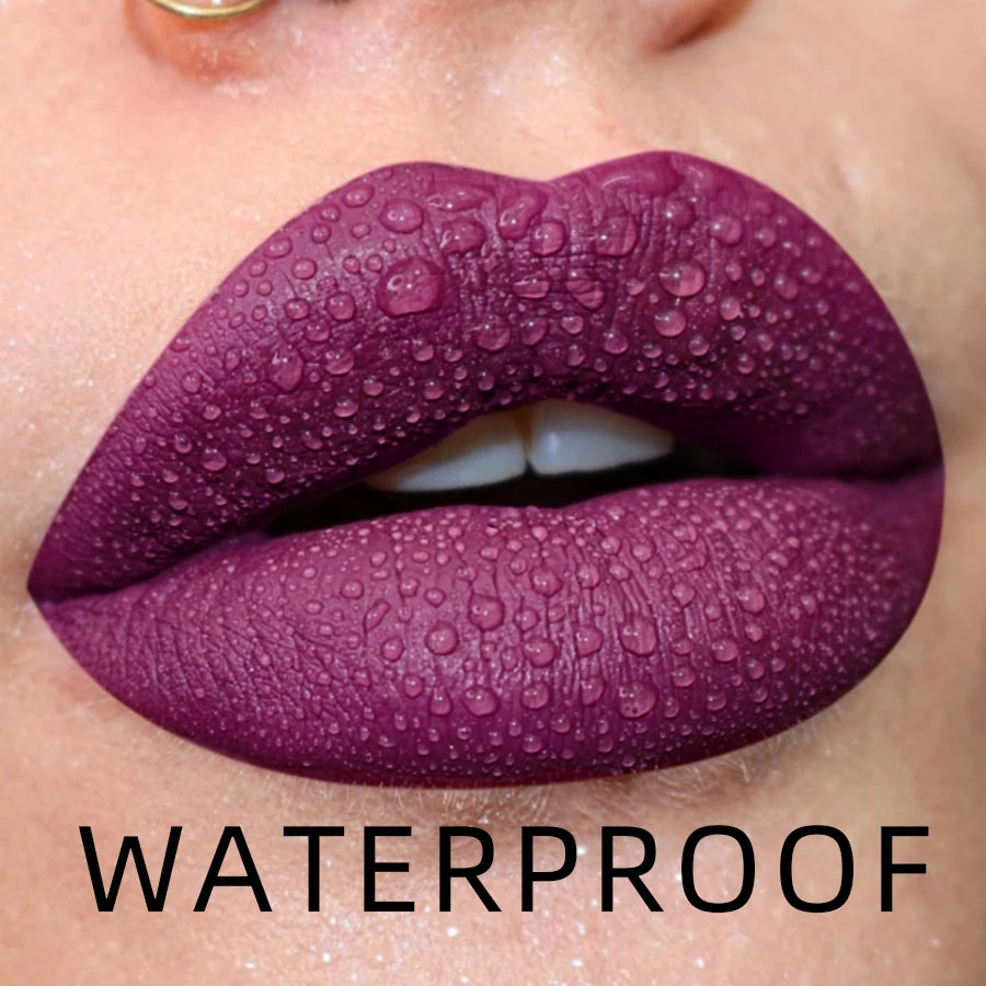 MCD 19-Color Matte Liquid Lipstick – Waterproof Long-Lasting