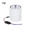 LED Downlight Recessed Ceiling Lamp 7W/12W Aluminum COB Spotlight Night Light for Home Office Store Decor AC85-265V Oasis Select White Shell 7W White Light
