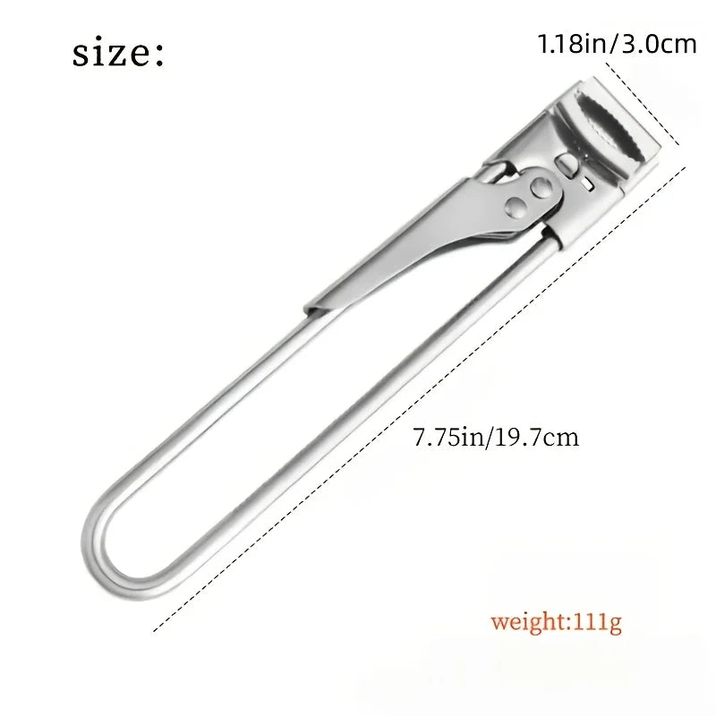 2PCS Multifunctional Bottle Cap Opener, Adjustable Stainless Steel Can Opener with Magnetic Refrigerator Bracket Oasis Select