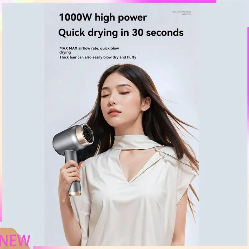 URGGU 2-in-1 Cordless Ionic Hair Dryer | Hot & Cold EU Plug