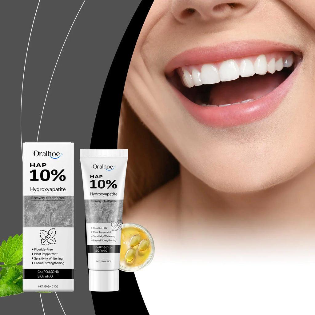 Whitening Teeth Toothpaste Enamel Repair Oral Hygiene Cleaning Stain Removal Fresh Breath Hydroxyapatite Brightening Toothpaste Oasis Select