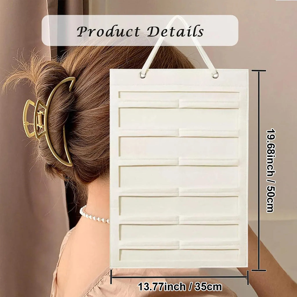 1pc,Rice white glasses storage bag, sunglasses storage bag, sun visor display rack, scratch resistant mirror surface Oasis Select Ivory