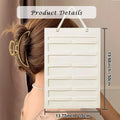 1pc,Rice white glasses storage bag, sunglasses storage bag, sun visor display rack, scratch resistant mirror surface Oasis Select Ivory