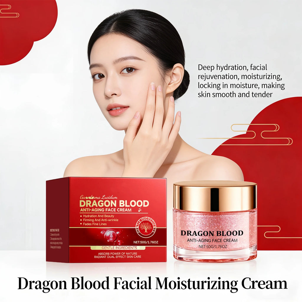 Dragon Blood Face Cream Anti Aging Fade Fine Lines Moisturizing Nourishing Skin Hydrating Improve Dry Skin Firming Face Care Oasis Select