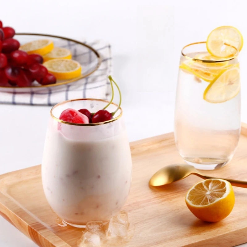 2pcs Whiskey Glass Clear Whiskey Bar Cocktail Glasses Drinking Glasses Scotch Liquor Barware Beer Milk Shake Juice Latte Cup Oasis Select