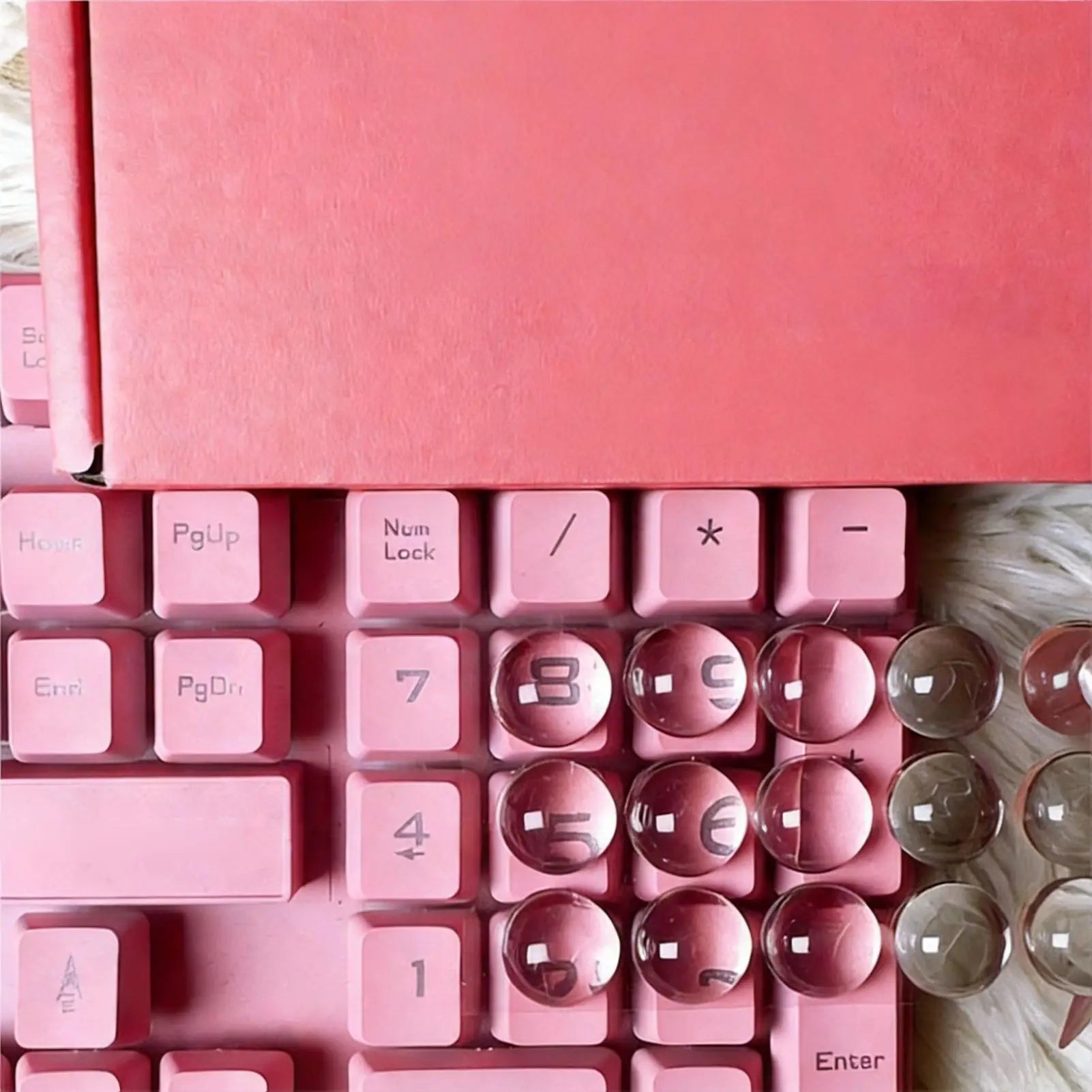 Keyboards Protective Cover Keyboard Stickers for Long Nails long nail typing tools providing clear protection for long nail Oasis Select