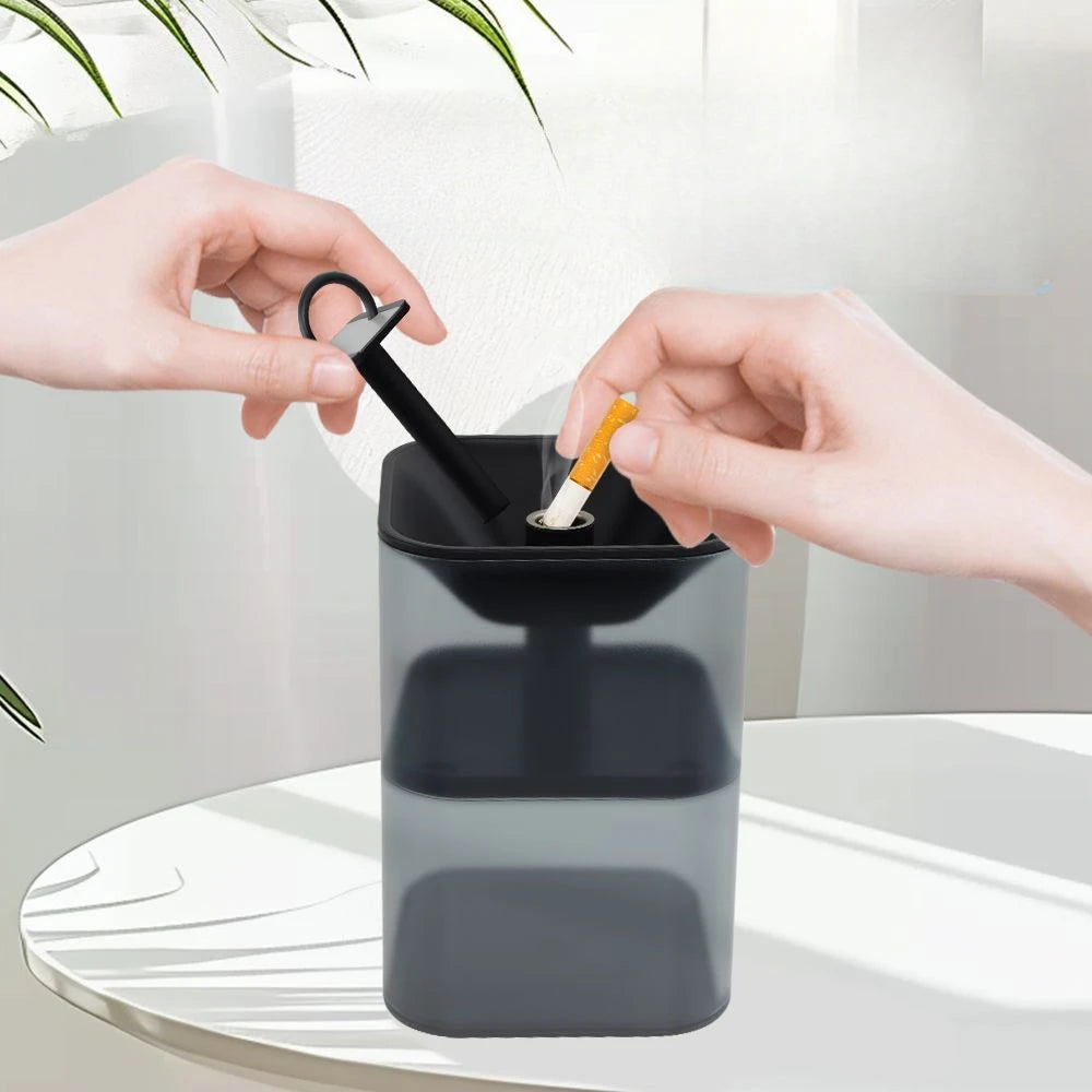 Ashtray Creative Trend Living Room Household Dustproof Ashtray Office Personality Hourglass Windproof Ashtray Oasis Select