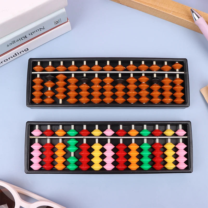 Math Learning Tool For Children Portable Chinese 13 Digits Column Abacus Arithmetic Soroban Calculating Counting Oasis Select