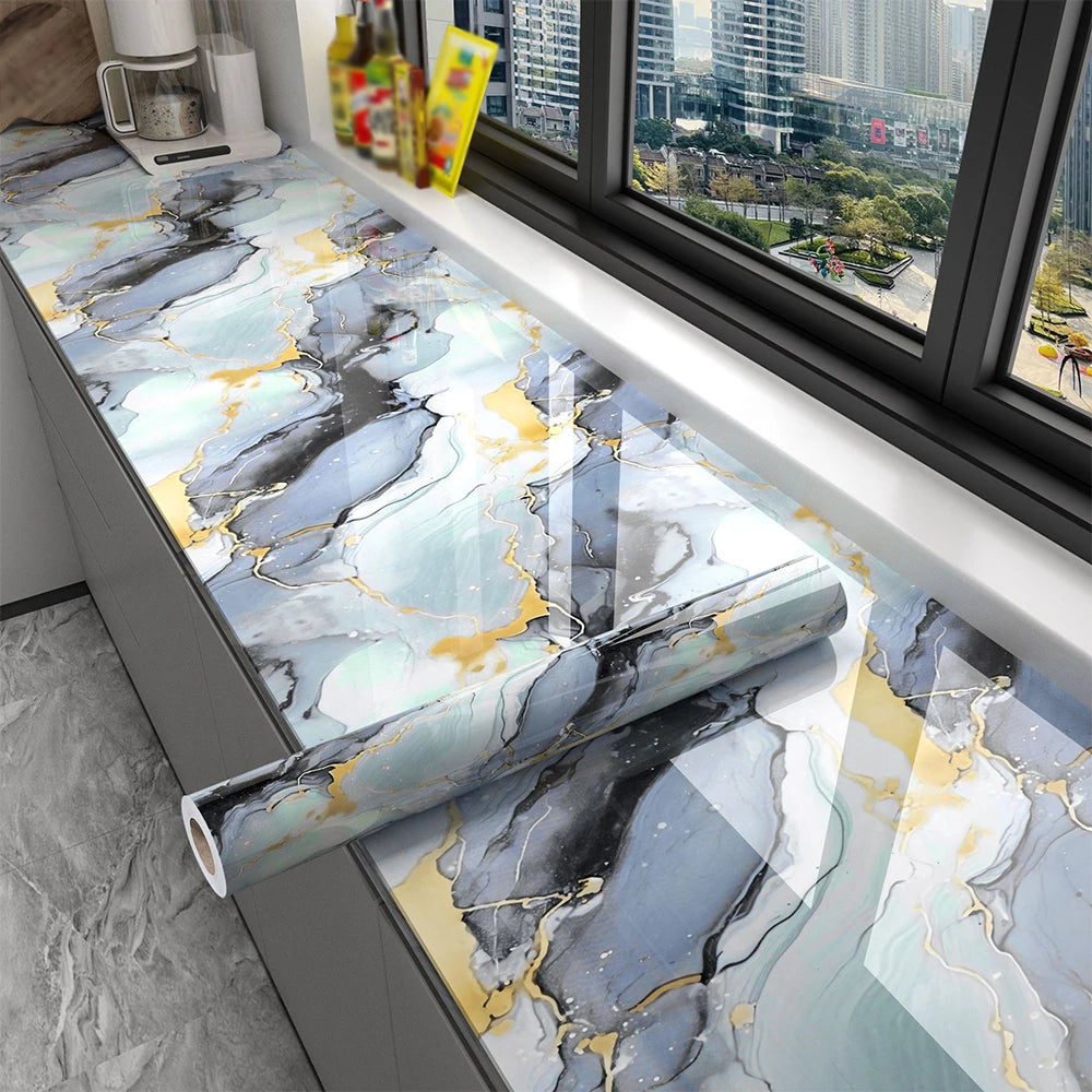 Peel & Stick Tile Wallpaper – Waterproof PVC Kitchen Sticker