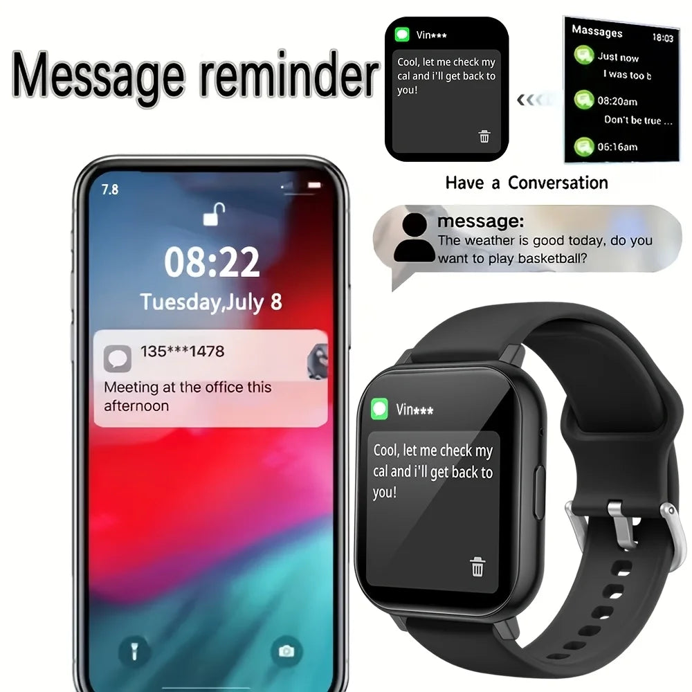 ERUN Smart Watch – Sports Modes, Calls, Alexa & Music