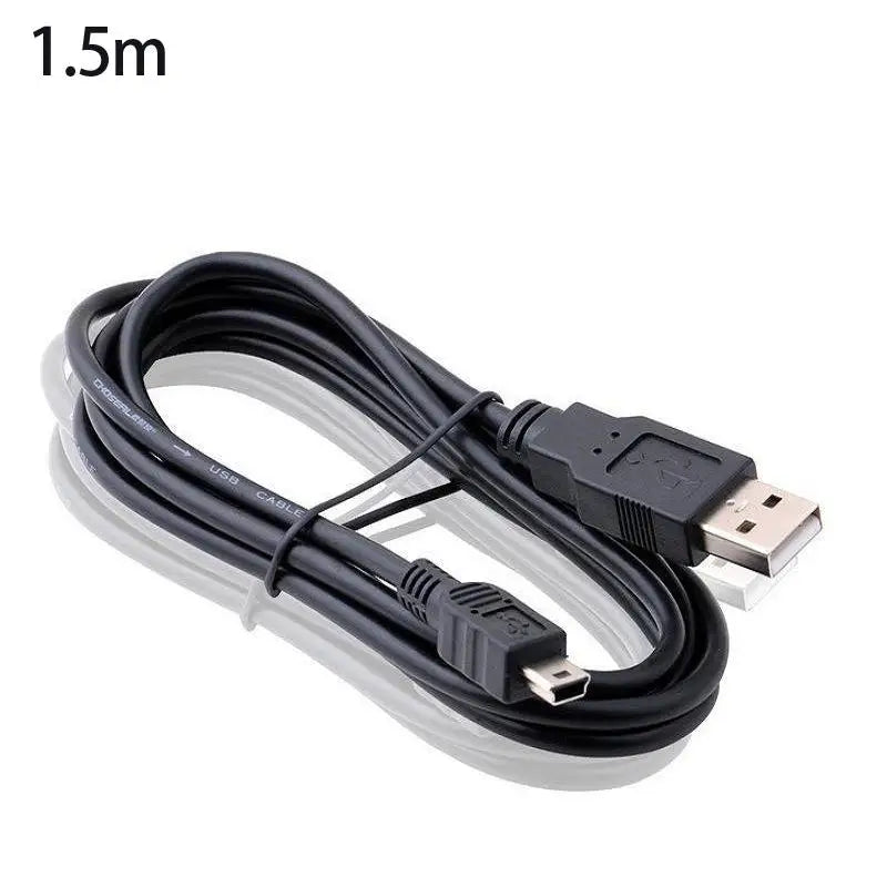 Trapezoidal Connector Data Cable To Usb 2.0 T-Type Connector Mini 5-Pin Mp3/Mp4 Data Cable Oasis Select one size A4
