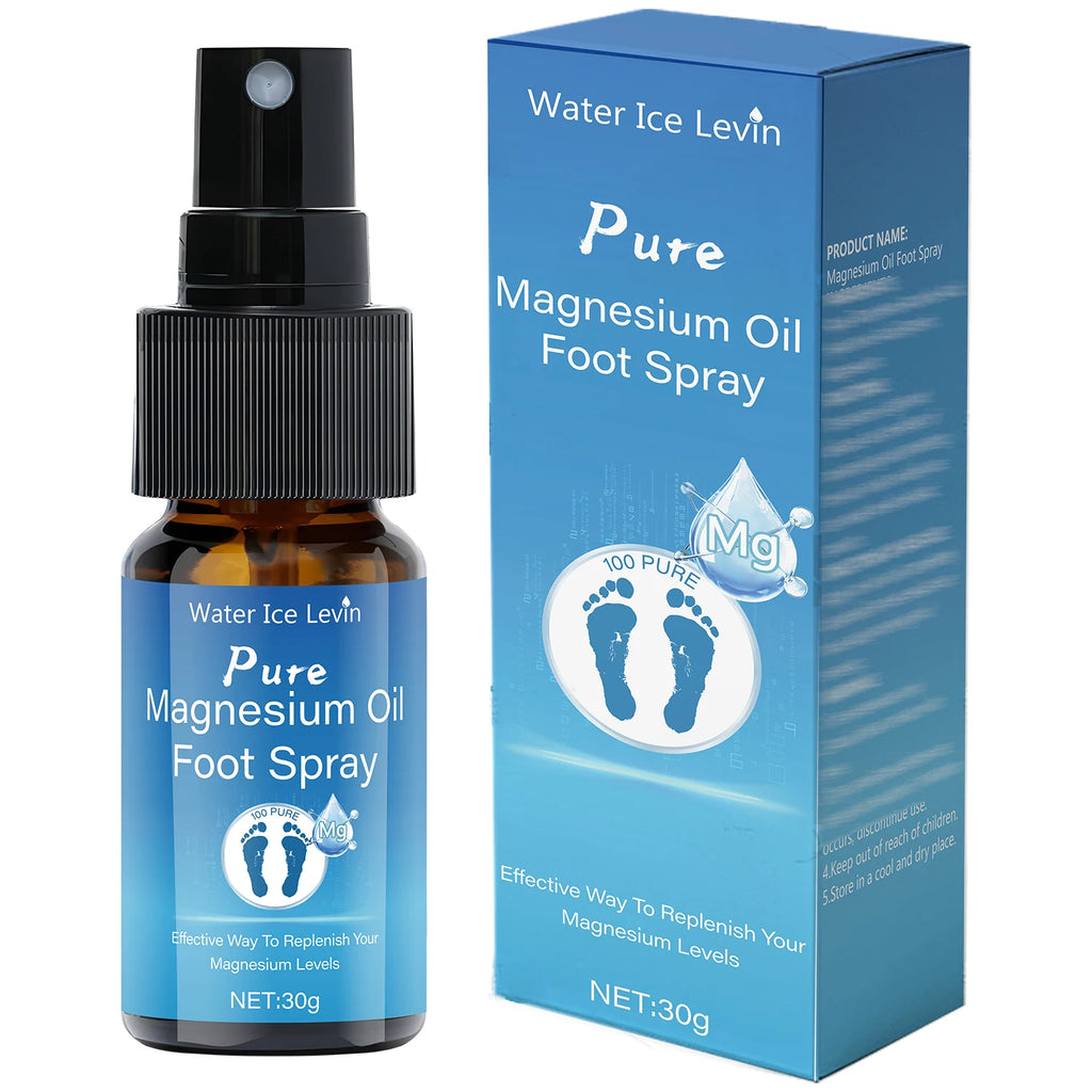 Magnesium Oil Foot Spray with Vitamin E – Smooth & Moisturized Foot Care Spray Oasis Select Blue 30g