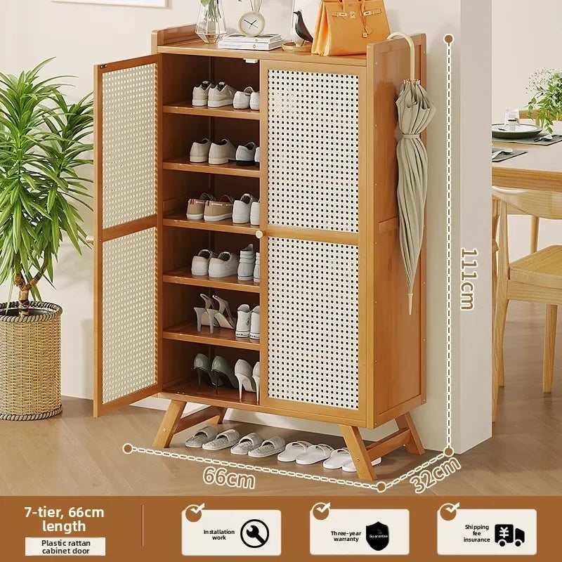 Multi-functional Shoe cabinet, shoe rack at the door of the home, large-capacity storage of Nanzhu Oasis Select