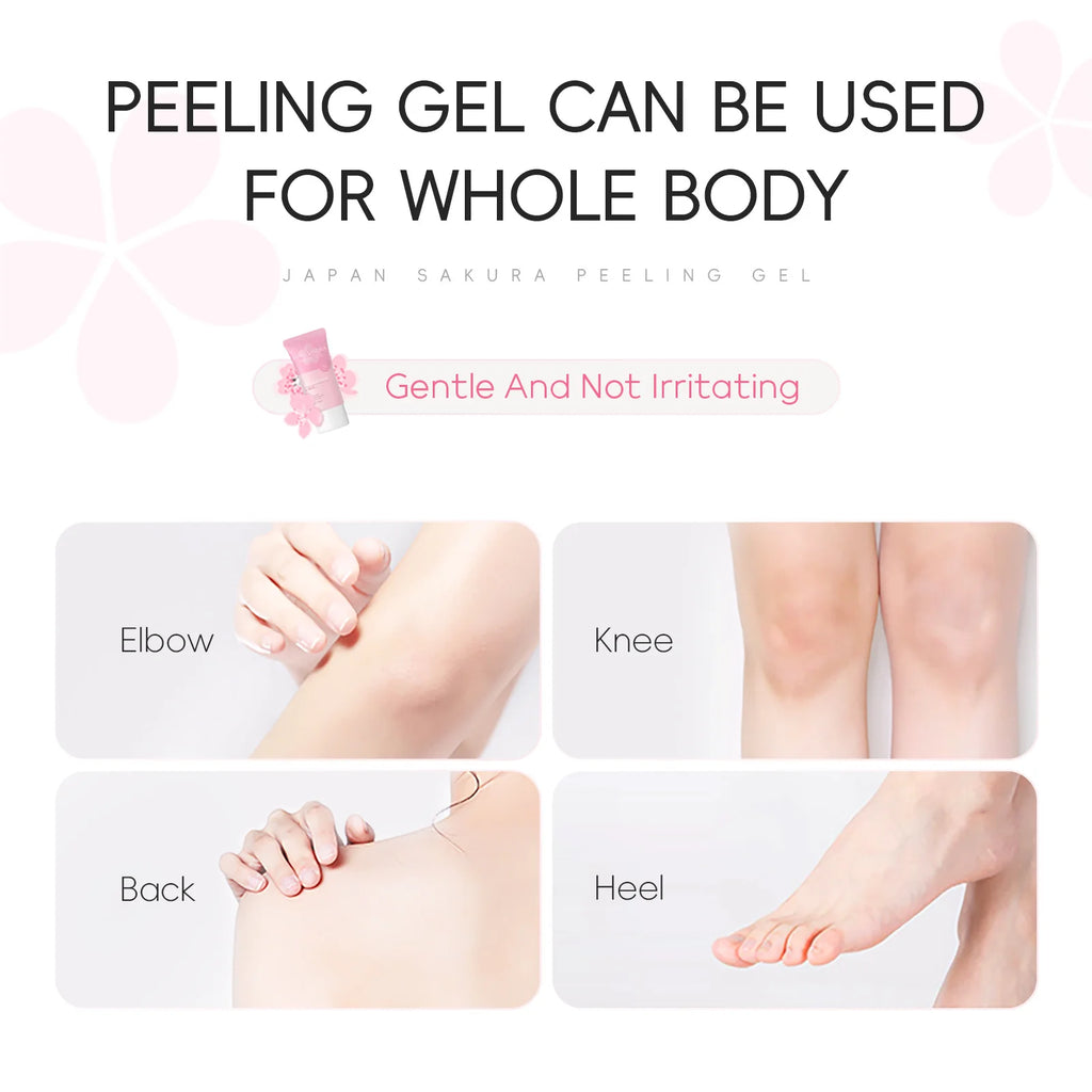 LAIKOU Sakura Peeling Gel 60g – Exfoliate & Brighten Skin Exfoliating Peeling Gel Oasis Select
