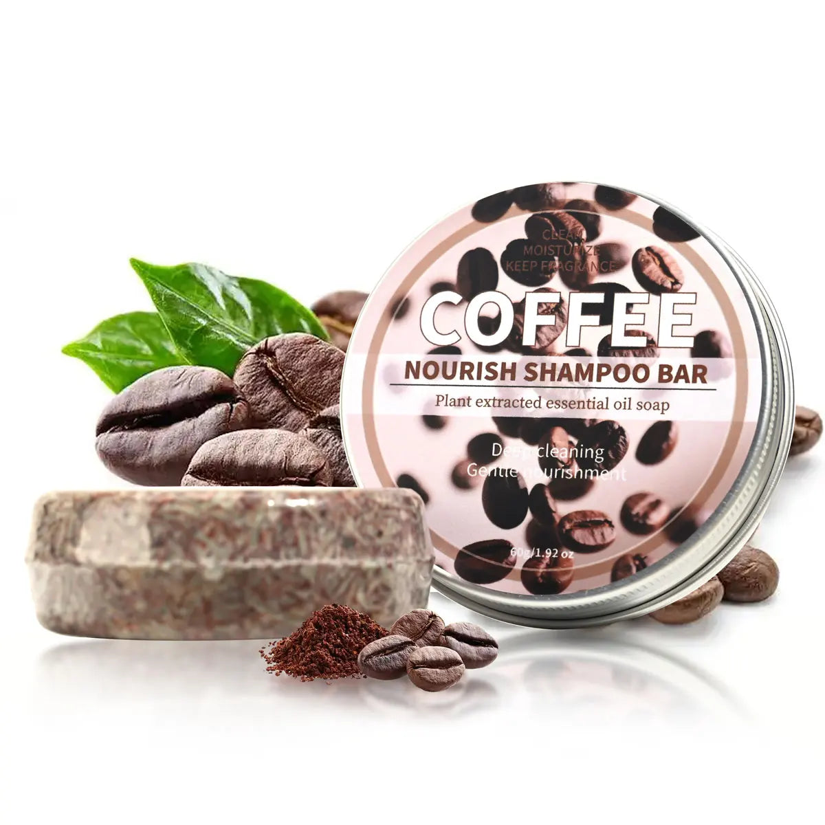 Coffee Essence Nourishing Shampoo Bar – Oil Control & Deep Clean