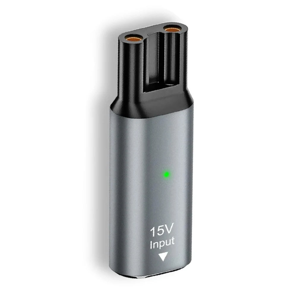 15V USB-C Shaver Adapter for Philips OneBlade HQ8505 QP6520 Shaver Charging Adapter Oasis Select Gray