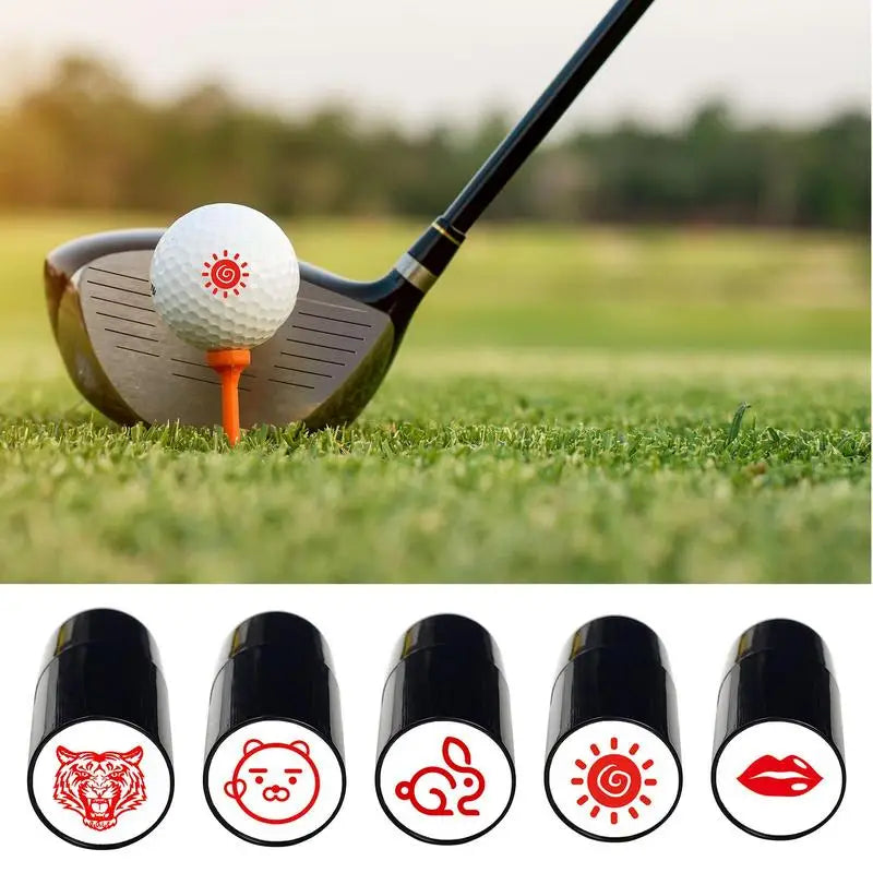 Golf Ball Identity Marker Golf Paw Ball Stamper Portable and Reusable Golf Shamrock Ball Stamper Golf Accessories for Beginners Oasis Select
