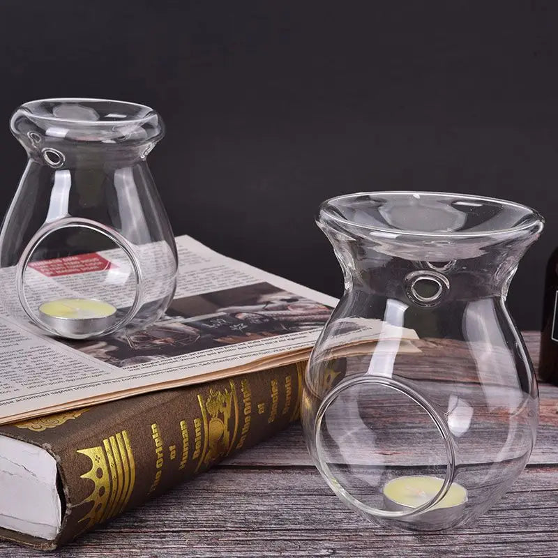 Transparent Glass Candle Holder Wedding Dinner Table Decoration Bar Party Christmas Candlestick Rustic Round Glass Candlestick Oasis Select