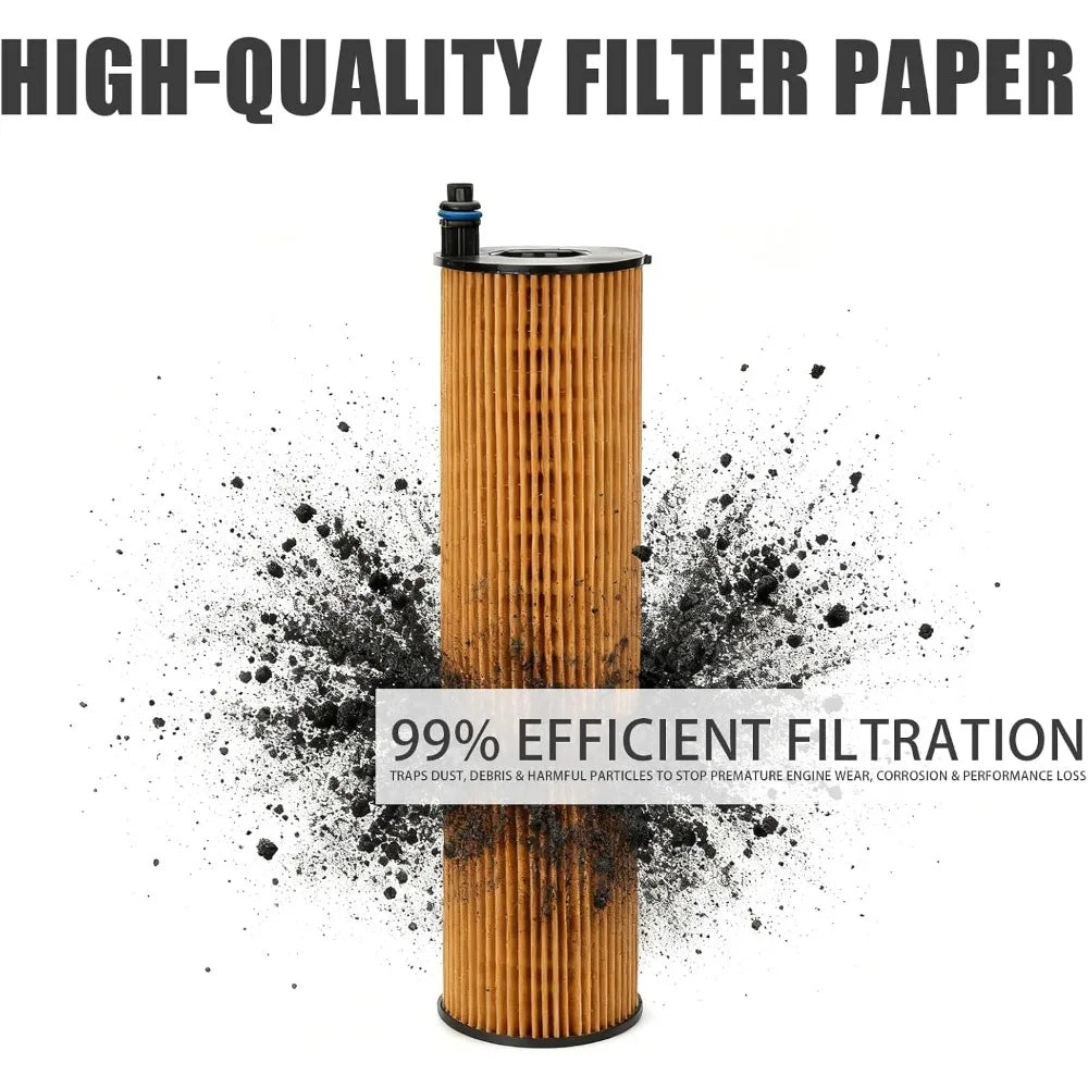 High Efficiency Engine Protection Oil Filter A6541801100 6541801100 HU6020Z For Mercedes-Benz C180d C220d E220D E300D W213 GLC Oasis Select