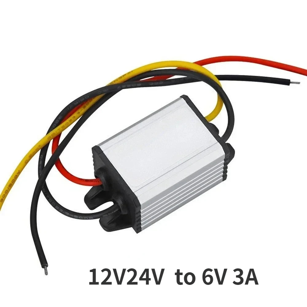 12V24V to 9V 7.5V 6V 5V 4.2V 3.7V 3.3V 3A power supply step-down device CE RoHS power module transformer car DC-DC waterproof Oasis Select 12V24V to 6V 3A 12V24V