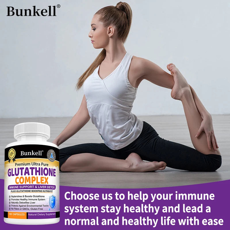 Glutathione Collagen Capsules – Skin Brightening & Anti-Aging Antioxidant Supplement Oasis Select