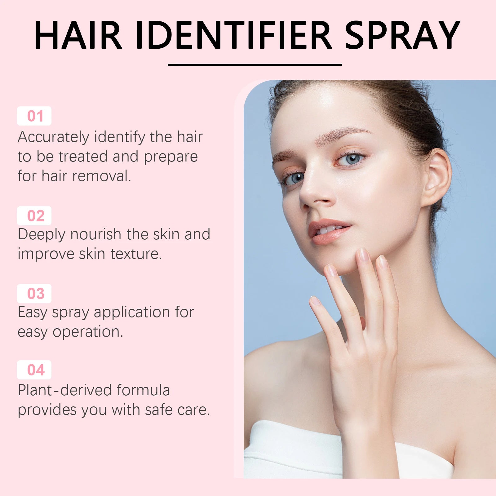 Hoygi Facial Hair Removal Spray & Growth Inhibitor Cream