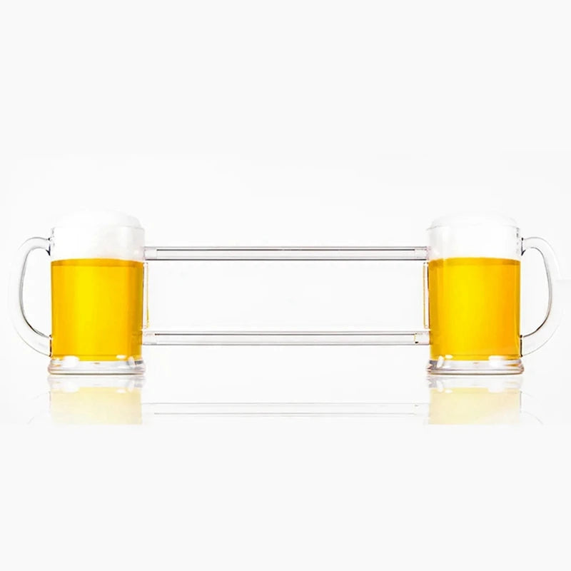 WISH Siamese Double Tool Dating Mug Wine Beer Beer Glass Glass&Bottle Wine Glasses For Two Dating Glasses Oasis Select