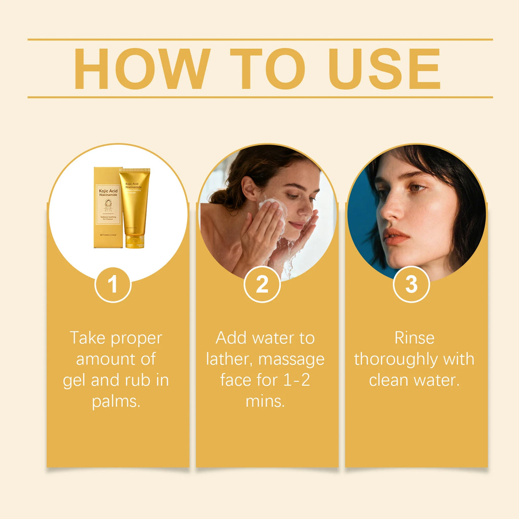 Allantoin Exfoliating Facial Cleanser Clean Facial Dirt Oil Control Unclog Pores Brighten Skin Refreshing Cleansing Facial Gel Oasis Select
