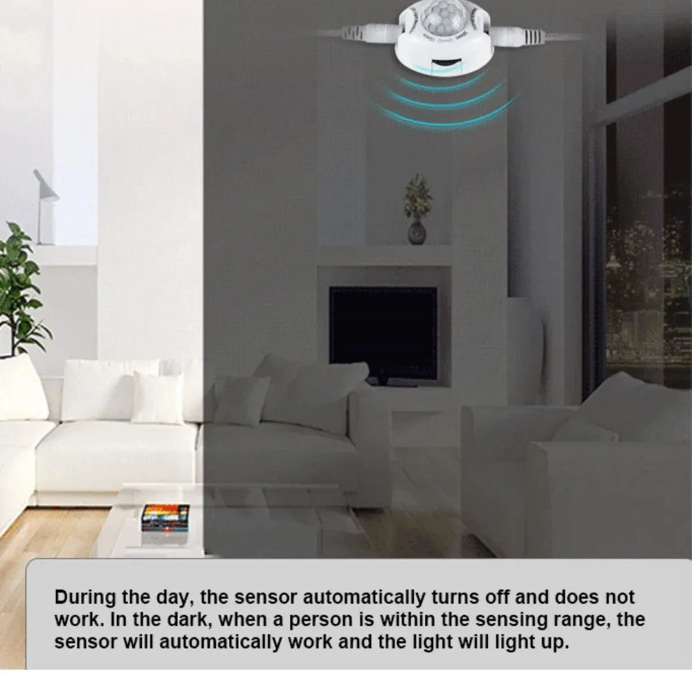 PIR Motion Sensor Switch 5V–12V Infrared Controller for LED Strip Motion Sensor Module Oasis Select