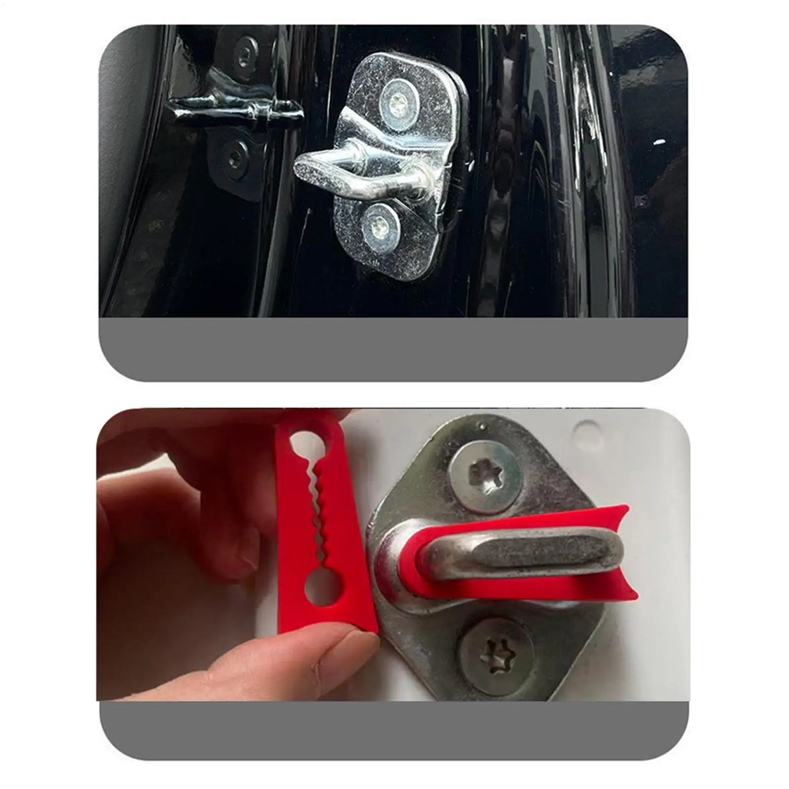 4Pcs Car Door Lock Damper Buffer Anti-collision Sillcone Deadener Seal Shock Absorber Noise Insulation Universal Car Accessori Oasis Select