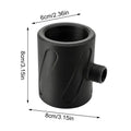 Men's Hygiene Shower Nozzle Full Cleaning Massage Sprayer Multifunctional 2-in-1 Dog Cat Foot Wash Tool Powerful Shower Head Oasis Select Black