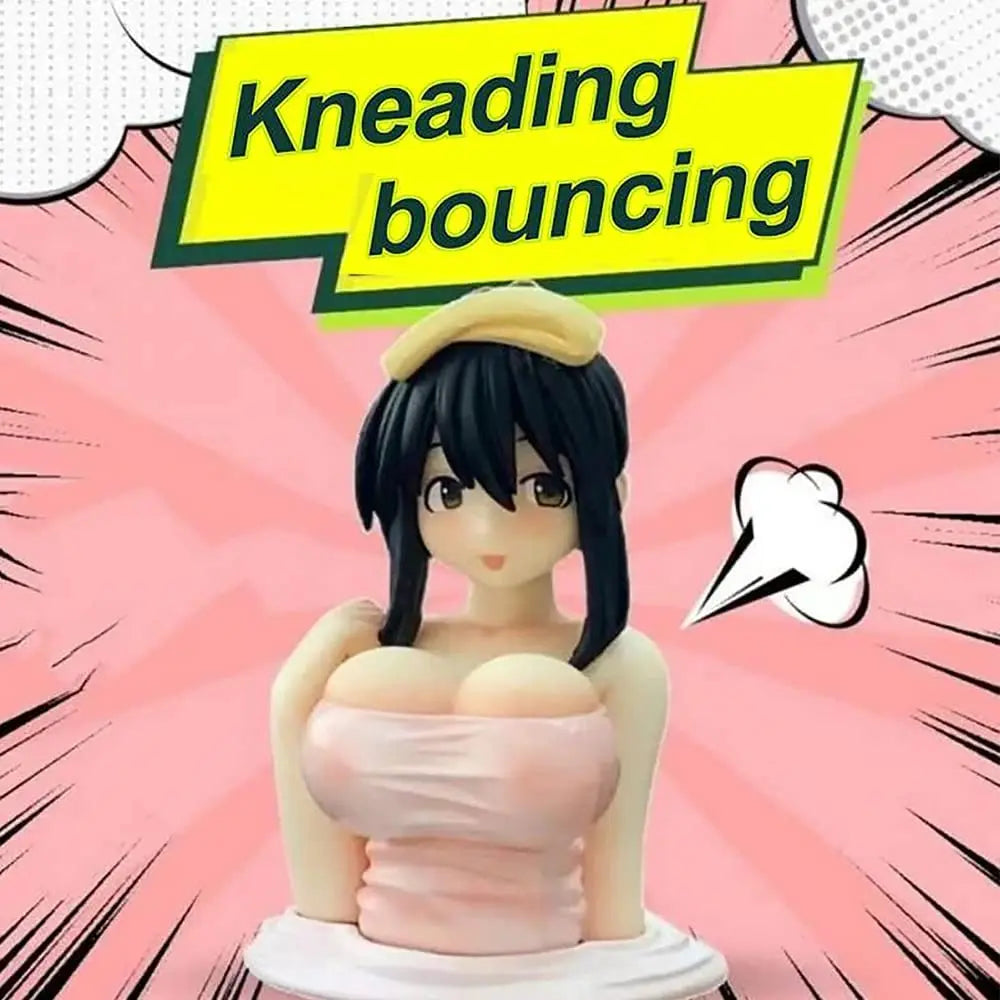 Sexy Kanako Chest Shaking Girls Car Ornaments Cartoon Kawaii Anime Statue Car Dashboard Sexy Doll Figurine Cute Car Decorations Oasis Select