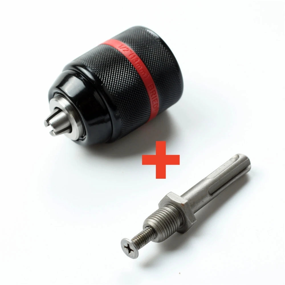 SLADE Keyless Drill Chuck 1/2-20UNF 2–13mm Self-Tightening Keyless Drill Chuck Oasis Select Chuck and SDS Plus
