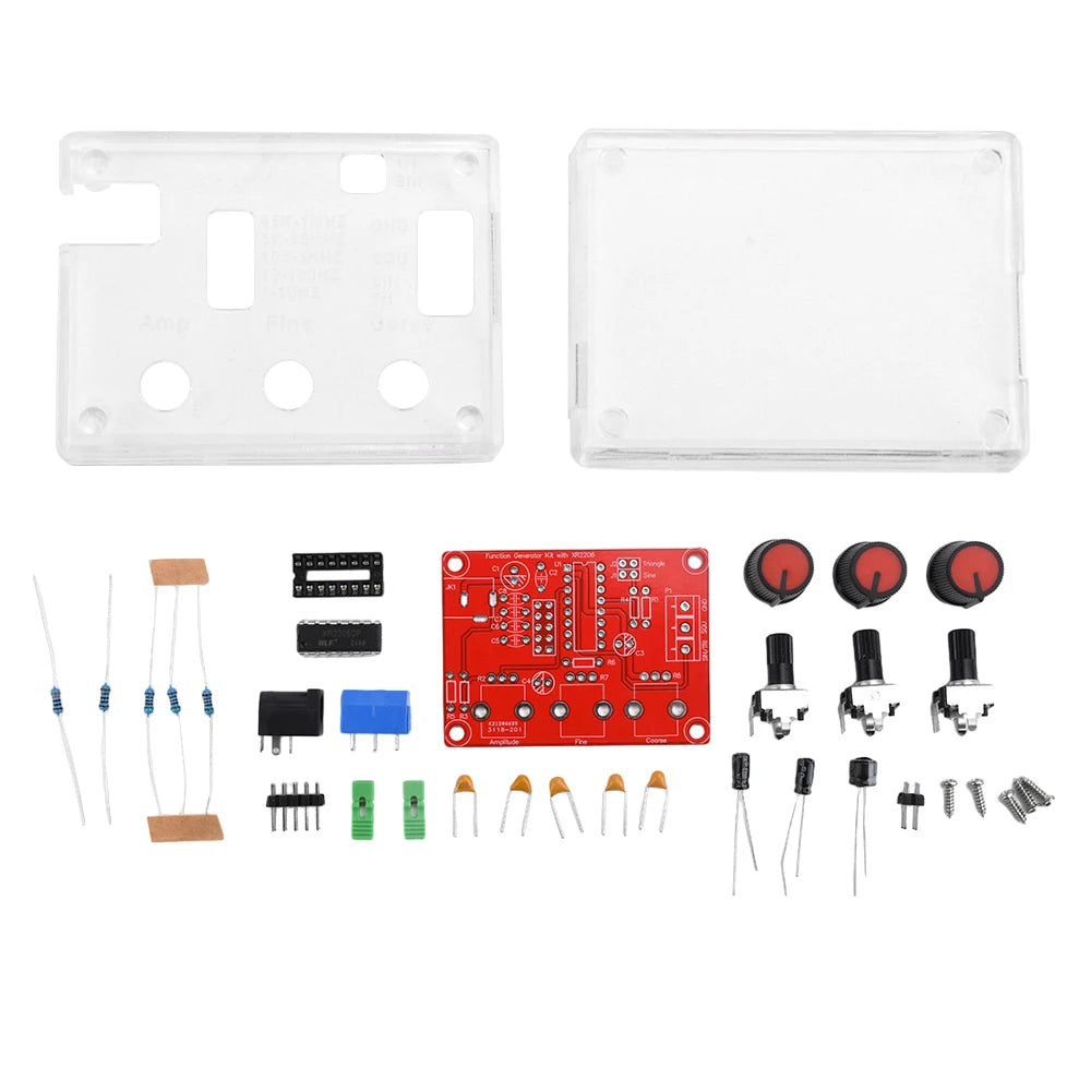 XR2206 High Precision Signal Generator DIY Kit Sine Triangle Square Waves 1Hz 1MHz Frequency Range Adjustable Frequency Oasis Select DIY