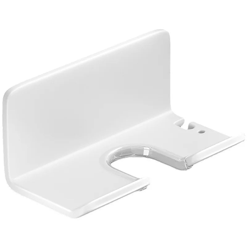 Hair Dryer Holder Wall Mounted Dryer Cradle Straightener Stand Hairdryer Organizer Toilet Blower Holder Shelf Bathroom Shelves Oasis Select