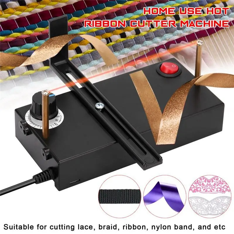 LIKE WISH Small Hot Cutting Machine Manual Electric Heating Wire Cutting Machine Ribbon Cutter Thermal Cutter, US Plug Durable Oasis Select