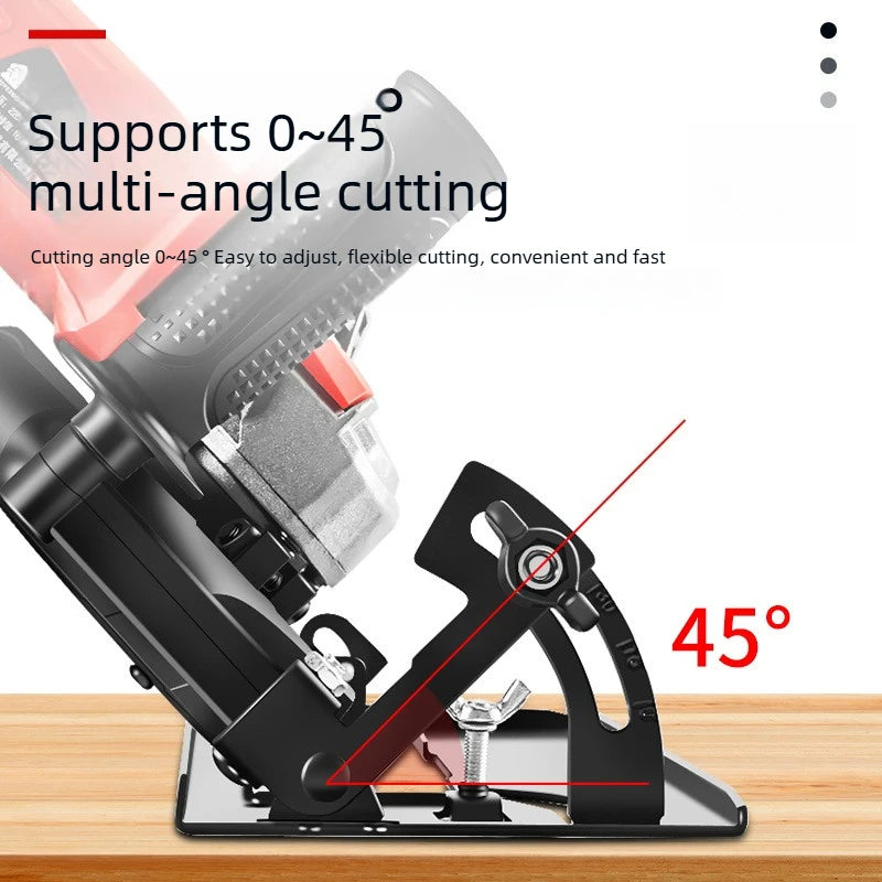 1PC 45 ° Adjustable Angle Grinder Bracket Angle Grinder To Cutting Machine Bracket Dust-free Angle Grinder Base Bracket Oasis Select