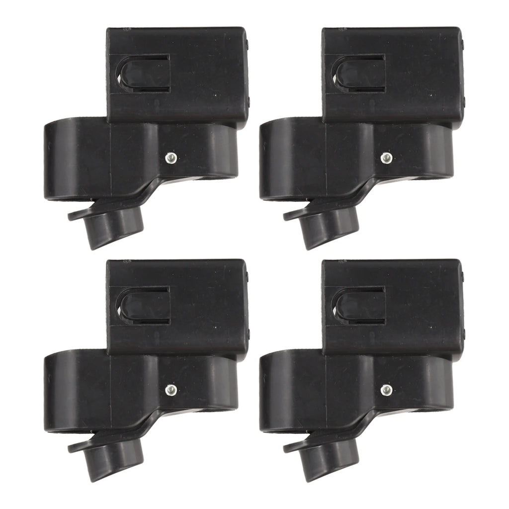 4pcs Gazebo Foot Button Replacement for Popup Tent Canopy Leg Poles Compatible with Square Pipes 34x34mm Secure Lock Design Oasis Select