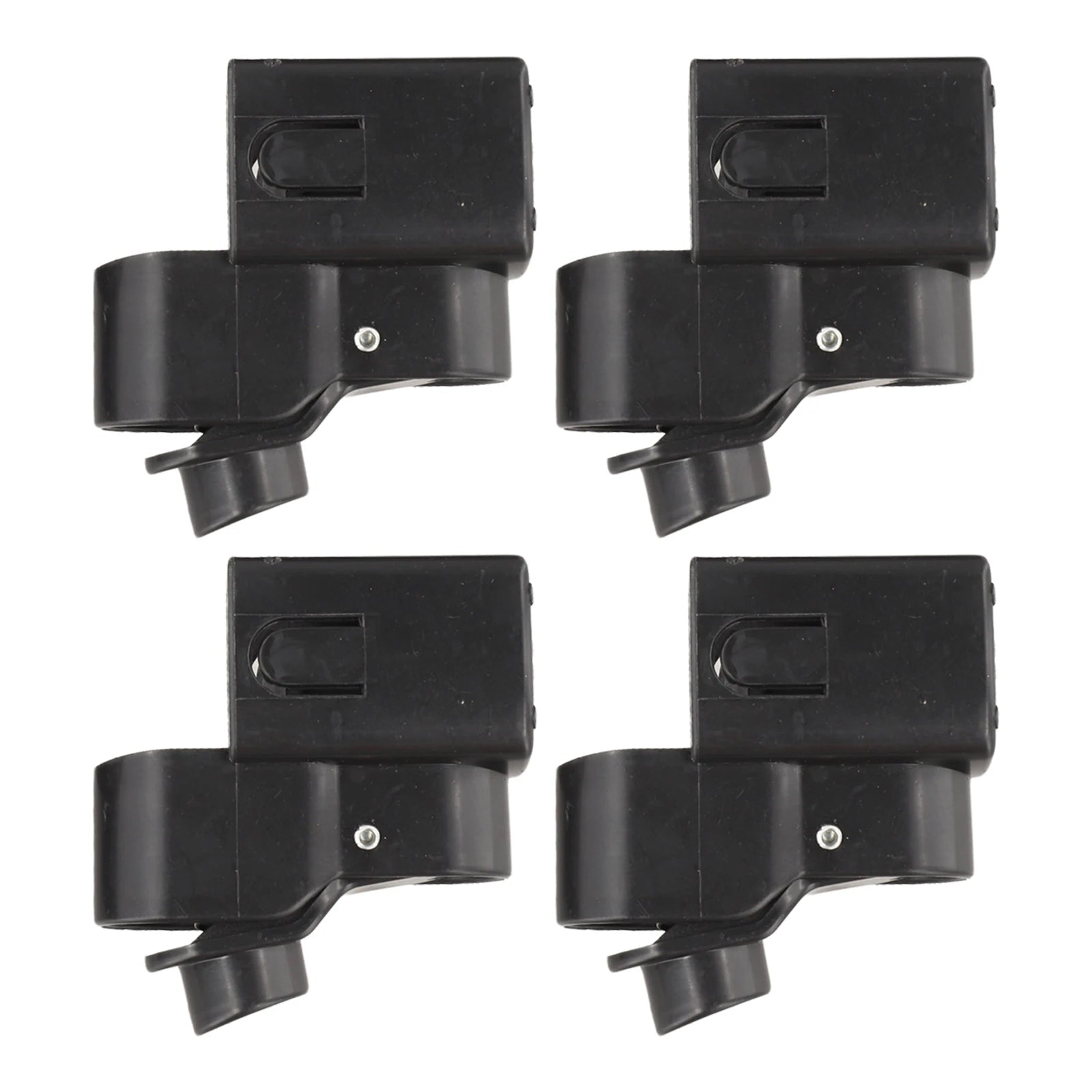 4pcs Gazebo Foot Button Replacement for Popup Tent Canopy Leg Poles Compatible with Square Pipes 34x34mm Secure Lock Design Oasis Select