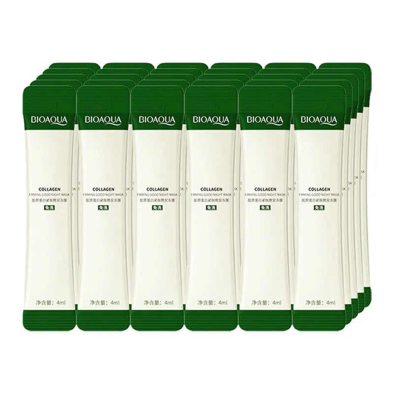 BIOAQUA Collagen Sleeping Face Mask – Anti-Aging & Moisturizing Sleeping Face Mask Oasis Select 30pcs