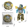Transformable Fidget Spinners Funny Sensory Fidget Toys Deformable DIY Round to Robot Fingertip Toys for Kids Party Gifts Oasis Select C
