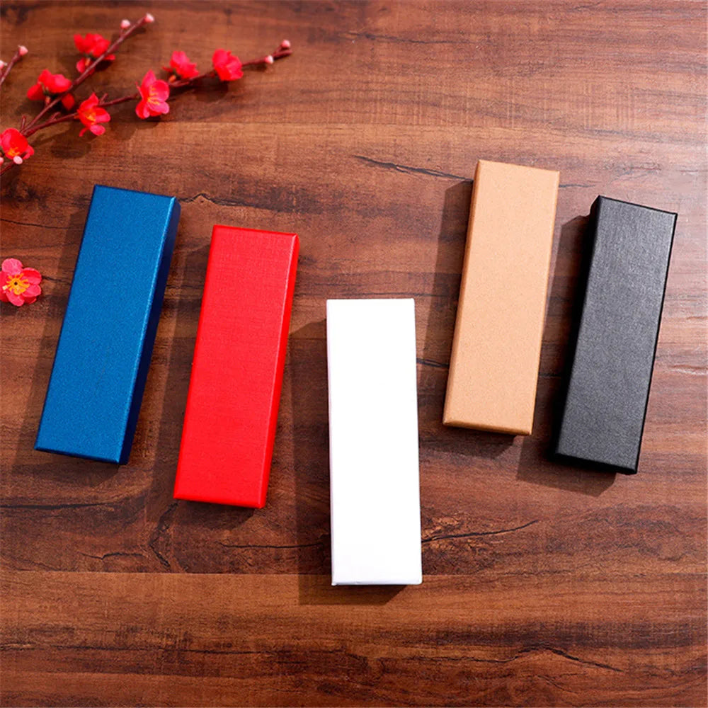 Retro Kraft Paper Gift Box – Jewelry, Bookmark & Pen Packaging