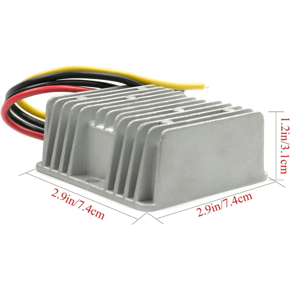 DC/DC Converter Regulator 36V 48V Step Down to 12V 20A Power Supply Module Waterproof Reducer for Golf Cart Forklifts Car Truck Oasis Select