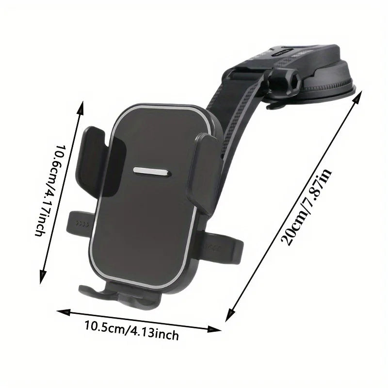 Universal Car Phone Holder – 360° Gravity & Suction Mount