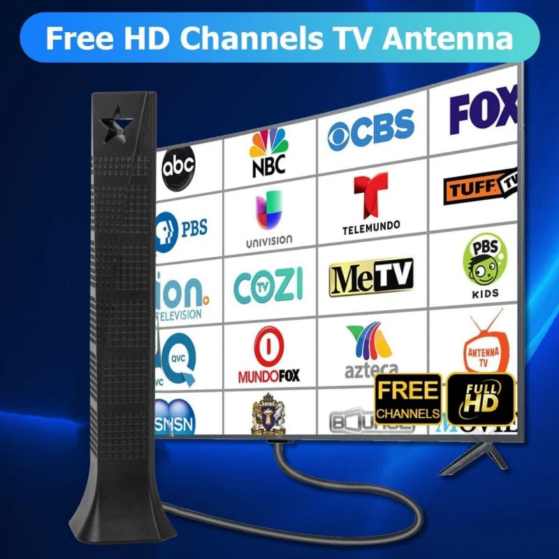 Indoor/Outdoor ATSC HD Digital TV Antenna DTMB Terrestrial Wave New Cross-Border Reception Antenna Oasis Select