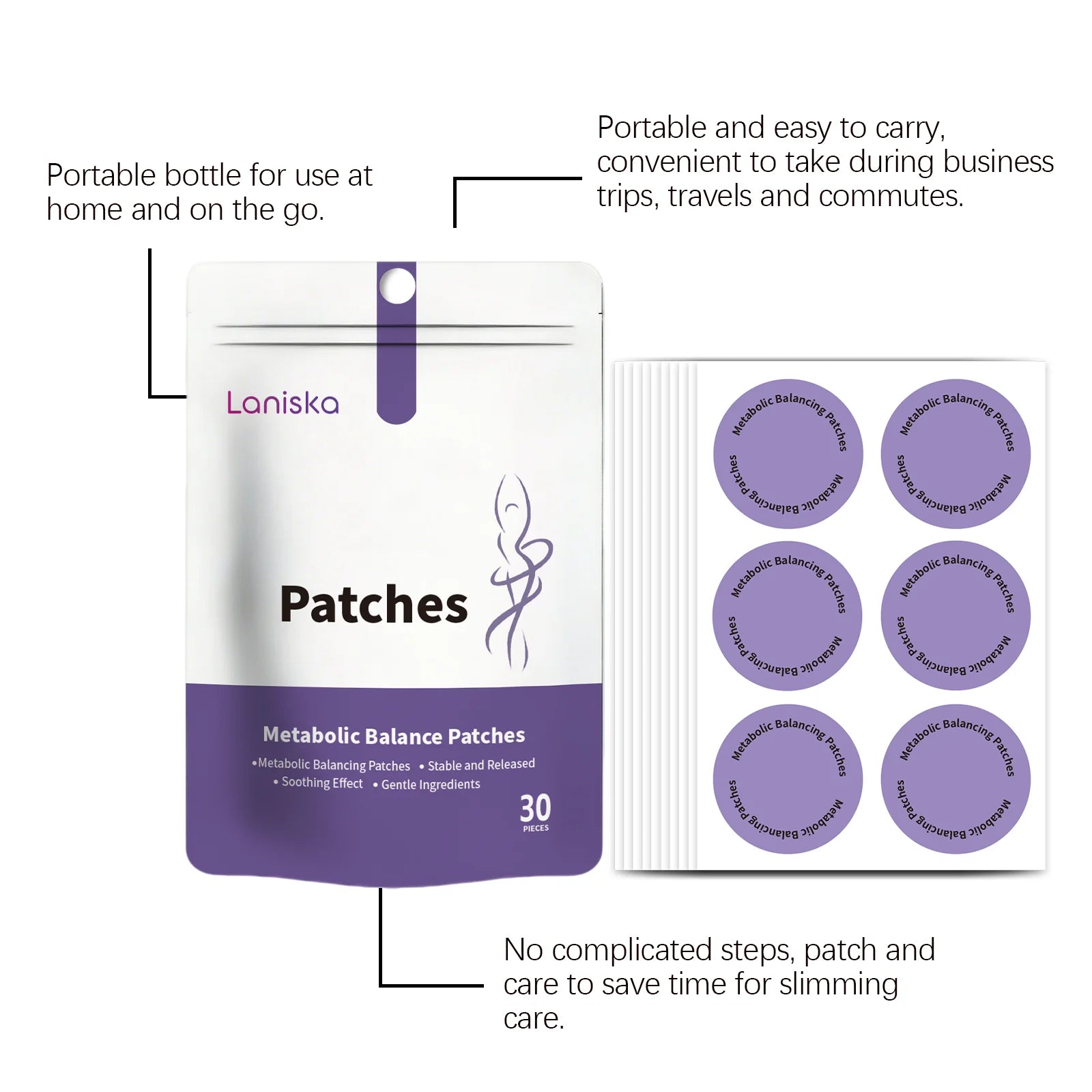 Laniska Body Care Patches – Gentle Skin-Friendly Wellness