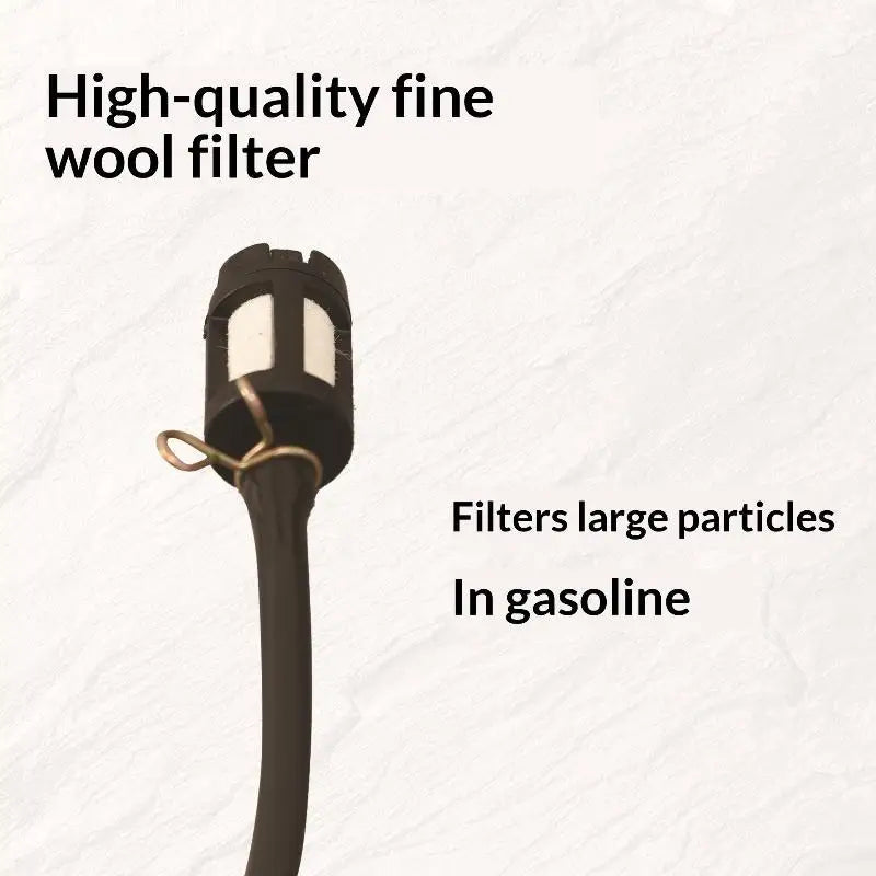 Universal Fuel Tank Filter Kit 1PC Dust Proof Fuel Pipe Filter Replacement for Chainsaw Lawn Mower Garden Yard Work Oasis Select