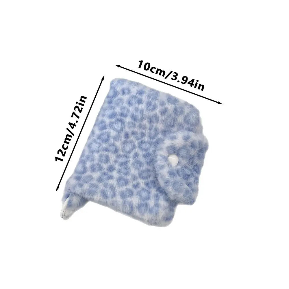 INS Leopard Coin Purse Small Wallet Sweet Storage Pouch Multi-functional Cosmetic Bag Lipstick Holder Portable Card Case Oasis Select